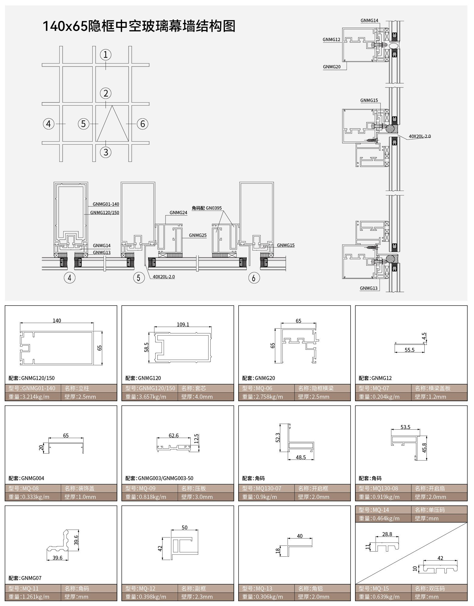 140×65 Invisible Frame Insulated Glass Curtai