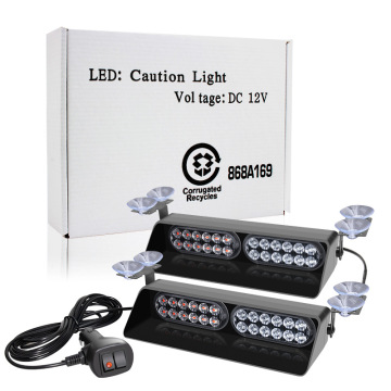 48LED Car Windshield Safety Flashing Emergency Warning Light