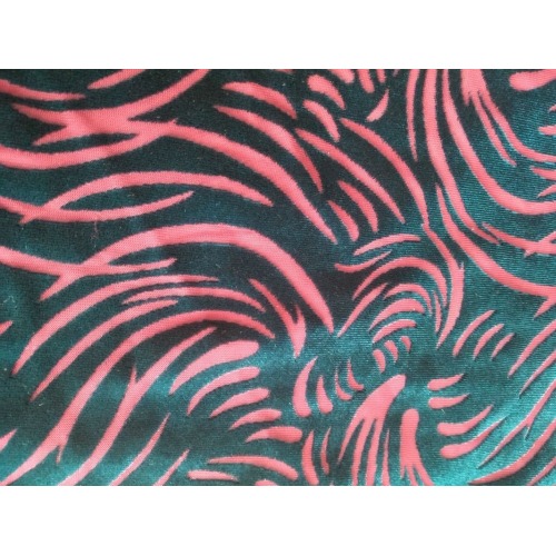 Nylon spandex velvet  burnout elastic for garments