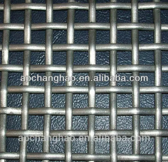 cut edge crimped mesh