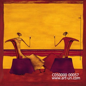 Abstract People painting