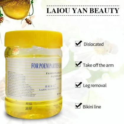 Wholesale Honey Flavor Hair Removal Wax 500g