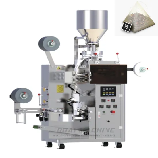 VFFS-PTL black tea bag packing machine with nonwoven packaging material