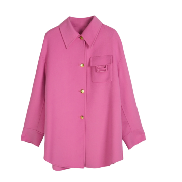 Rose Red Wool coat