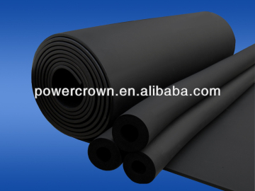 Hot sale black closed cell rubber foam insulation roll