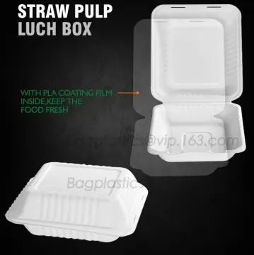 disposable takeout box for lunch, carry out container, meal prep food container Pla lunch box