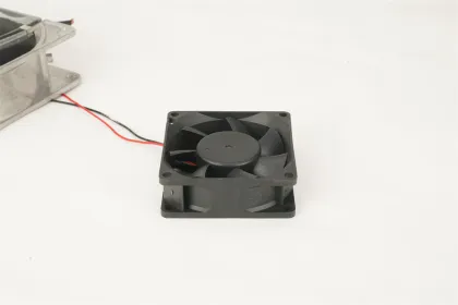 12/24V  Sleeve/Ball Bearing Black DC Cooling Fan
