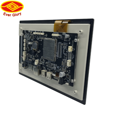 Dapat disesuaikan 7 inci 10 titik sentuh USB LCD IPS TFT Tempered Glass HMI Modul Tampilan Panel Layar Luar Touch