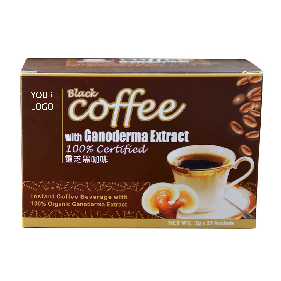 Sistema inmune Lucidum Energy Ganoderma Café negro en polvo