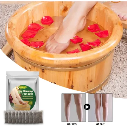 Ginger and Herbal Foot Soak for Lymphatic Drainage and Leg Slimming