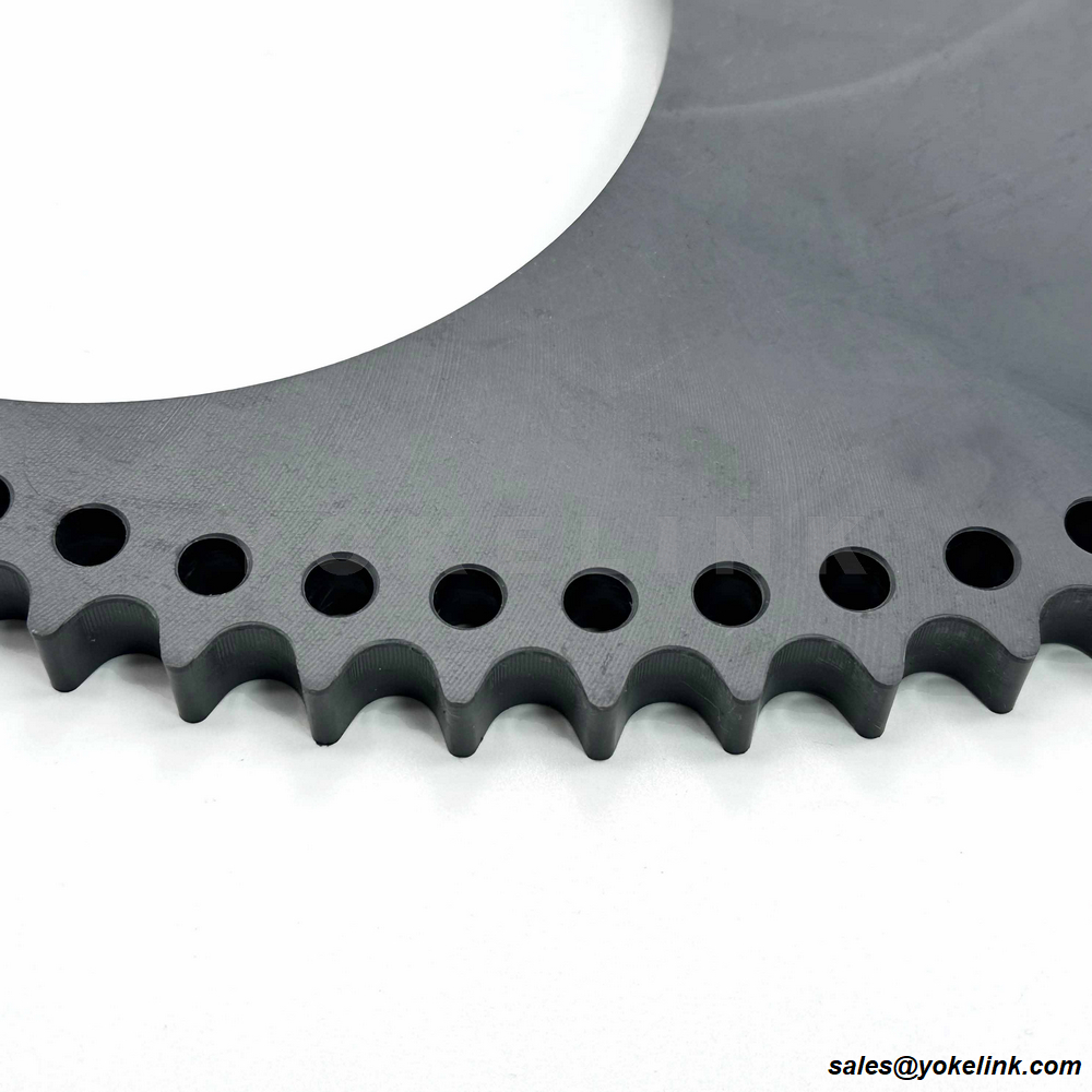 Fekete UHMW-PE CNC vágás megmunkálás kopásálló csapágy fogaskerekek egyedi méretek