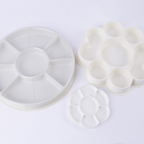 Customized food grade large shallow vacuum forming plastic tray
