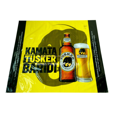 Transparent PVC Printed Reversed Side Beer Table Covers