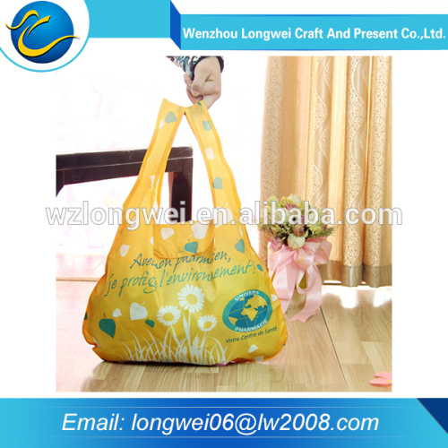 New collection promotion printed polyester shopping bag