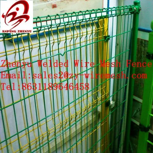 curving welded wire mesh fence(powder coated)