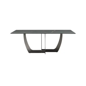 Rock plate table modern sintered stone dining table