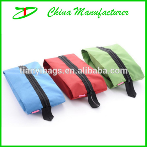 2014 hot sale waterproof polyester fabric travel shoe organizer