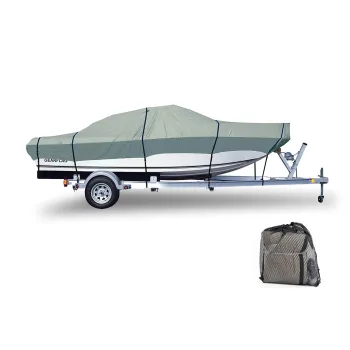Waterproof All Weather Heavy Duty Jet Ski Pontoon Flat Console Boat Cover