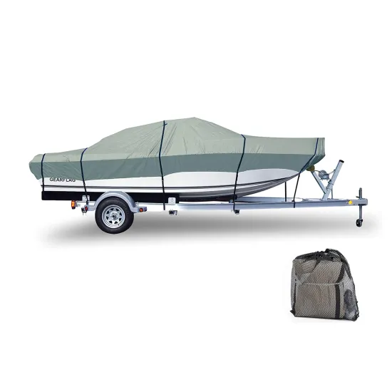 Waterproof All Weather Heavy Duty Jet Ski Pontoon Flat Console Boat Cover
