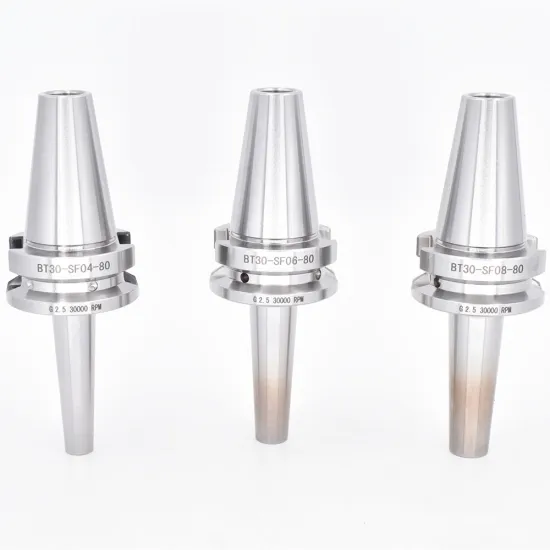 High Precision 0.003mm BT30 Shrink Kit Tool Holder Handles for CNC Lathe Machine, Sizes SF03, SF04, 6, 8, 10, 12MM