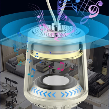 Bluetooth Audio Tent Light - โคมไฟตั้งแคมป์แบบพกพายาวเป็นพิเศษ