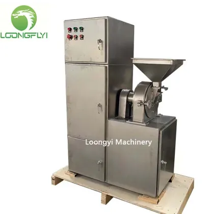 Rice husk sugar cassava leaf pulverizer machine