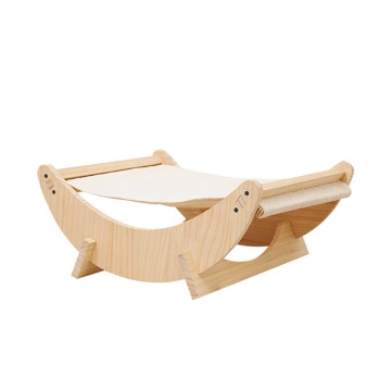 BODI Cat Hammock Pet Hanging Bed - Solid Wood Sleep Nest