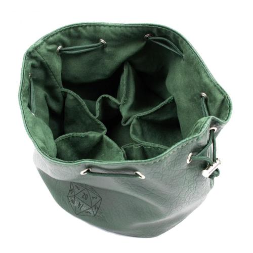 Custom Multipocket Drawstring Dice Bag Leatherette