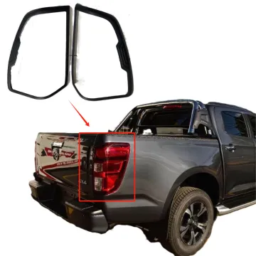 Matte Black Tail Light Guard for BT50 BT-50 2021+ Rear Lamp Cover