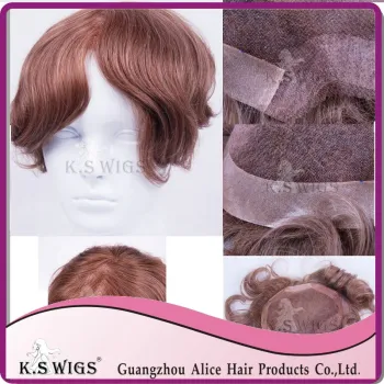 Virgin Indian Hair Men Toupee Natural Looking High Quality (KS-T358)