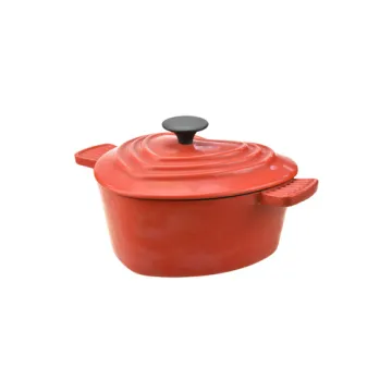 Cast Iron Casserole Heart-shaped Cooking Pot
