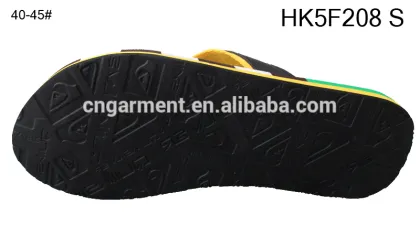 Man fabric thong sandals