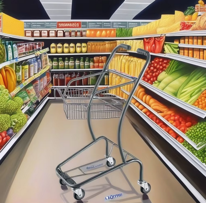 High Capacity Steel Hand Trolley with Double Layers