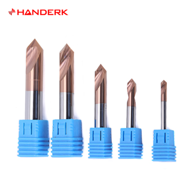 OEM HANDERK Chamfering Milling Cutters & Tungsten Carbide Drill Bits: 60/90 Degree Center Drills for CNC Machine Tools