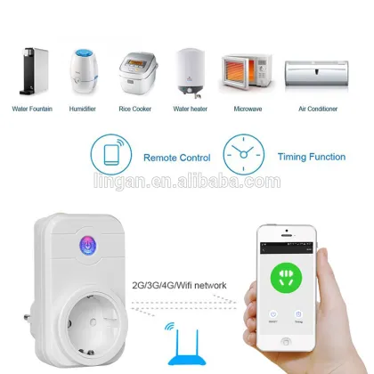 Wireless Plug Smart Home Automation smart wifi plug socket work with google home