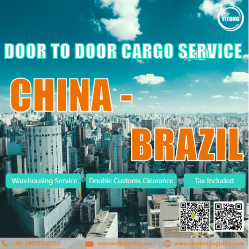 Servicio internacional de carga puerta a puerta desde Shenzhen a Brasil