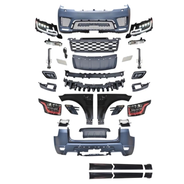 Land Rover Range Rover Sport için Toptan Fiyat Araba Bodykit 2014-2017 Tampon Işık Hood ile 2020 OEM Stiline Yüz Kayışı