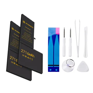 original battery 0 cycle li-polymer battery 2716mAh replacement military battery for iphone X