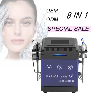 8-in-1 Hydrodermabrasion Hydra Beauty Facial Machine with Diamond Tips