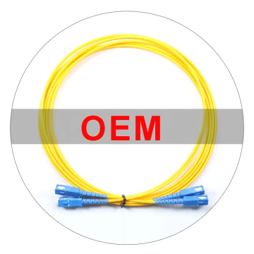 Connettore SC a vendita a caldo Duplex Cavo del cavo patch in fibra ottica
