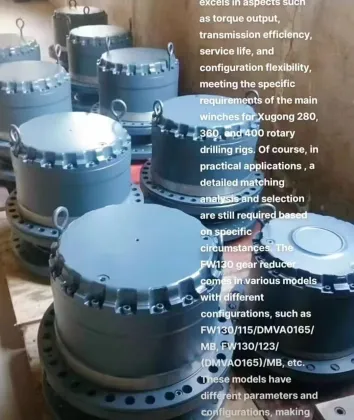 The FW130 gear reducer