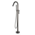 SHAMANDA Floor Mount Tub Faucet Swivel Spout