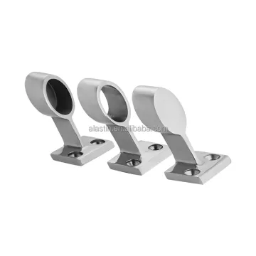 Wholesale Marine Hardware 316 Stainless Steel Forward Center End 60 Degree Handrail Stanchion For Yacht Boat