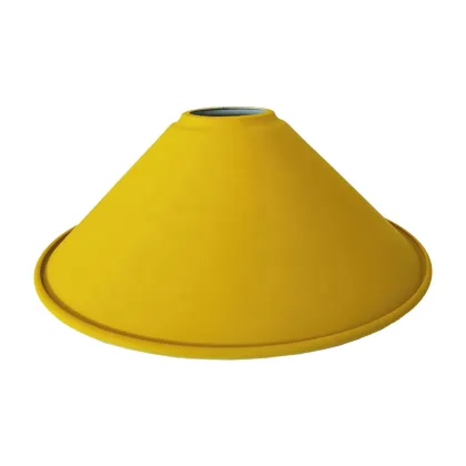 Metal Lampshades: Yellow Iron Lampshade Frame LED Lampshade