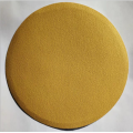 Gold-coated latex paper hook and loop disc