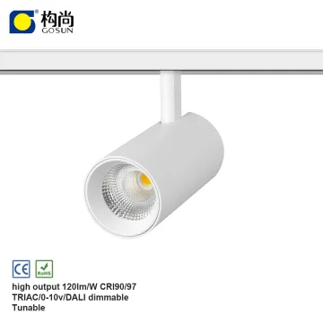 6W Hot Sale: Single Color/CCT Tunable DALI Dimmable Magnetic LED Track Light for Indoor