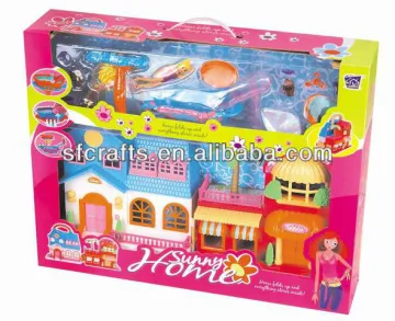 hot New Plastic Kids Villa / Beauty House Toy/kids villa manufacturer