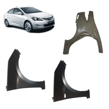 Steel Body Parts Passenger Side Car Fender Flares Panel for Hyundai Verna/Accent - Blue (2011)