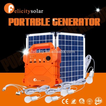 portable solar lighting system with led light with mobile charger with radio and mp3