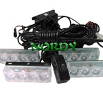 8W high power red blue white amber LED Grille Lamp RDH-60-4